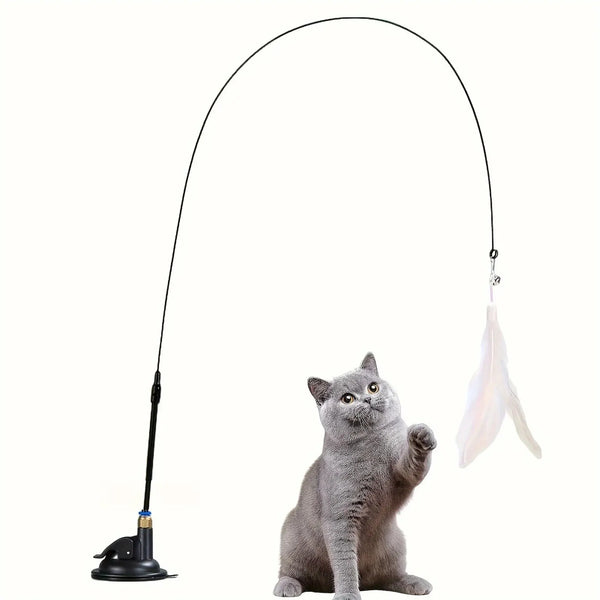 FeatherChase – Interactive Cat Wand Toy